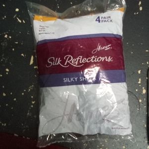 HANES SILK REFLECTION BLACK SIZE EF